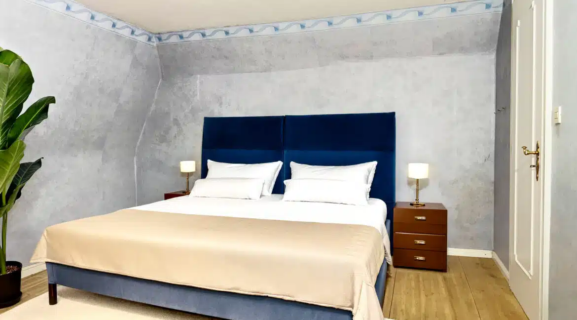 Scchlafzimmer 1 OG gestaged