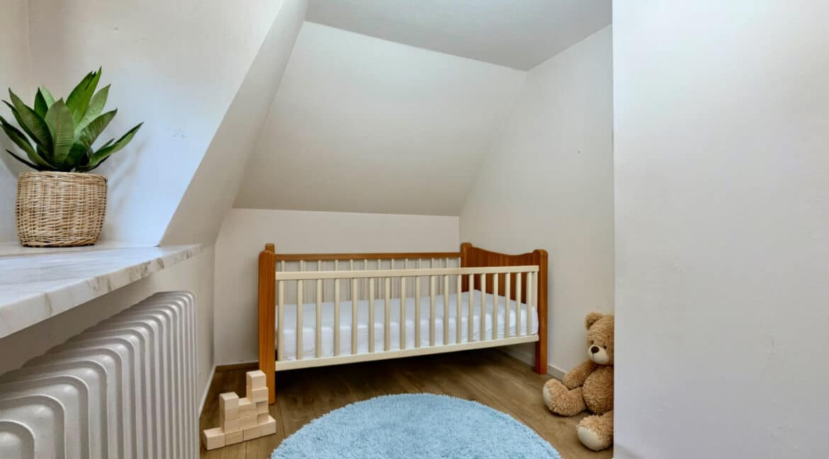 Schlafzimmer 2 OG gestaged